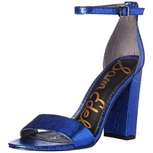 Sam Edelman Yaro Ankle Buckle Strap High Block Heel Sandal